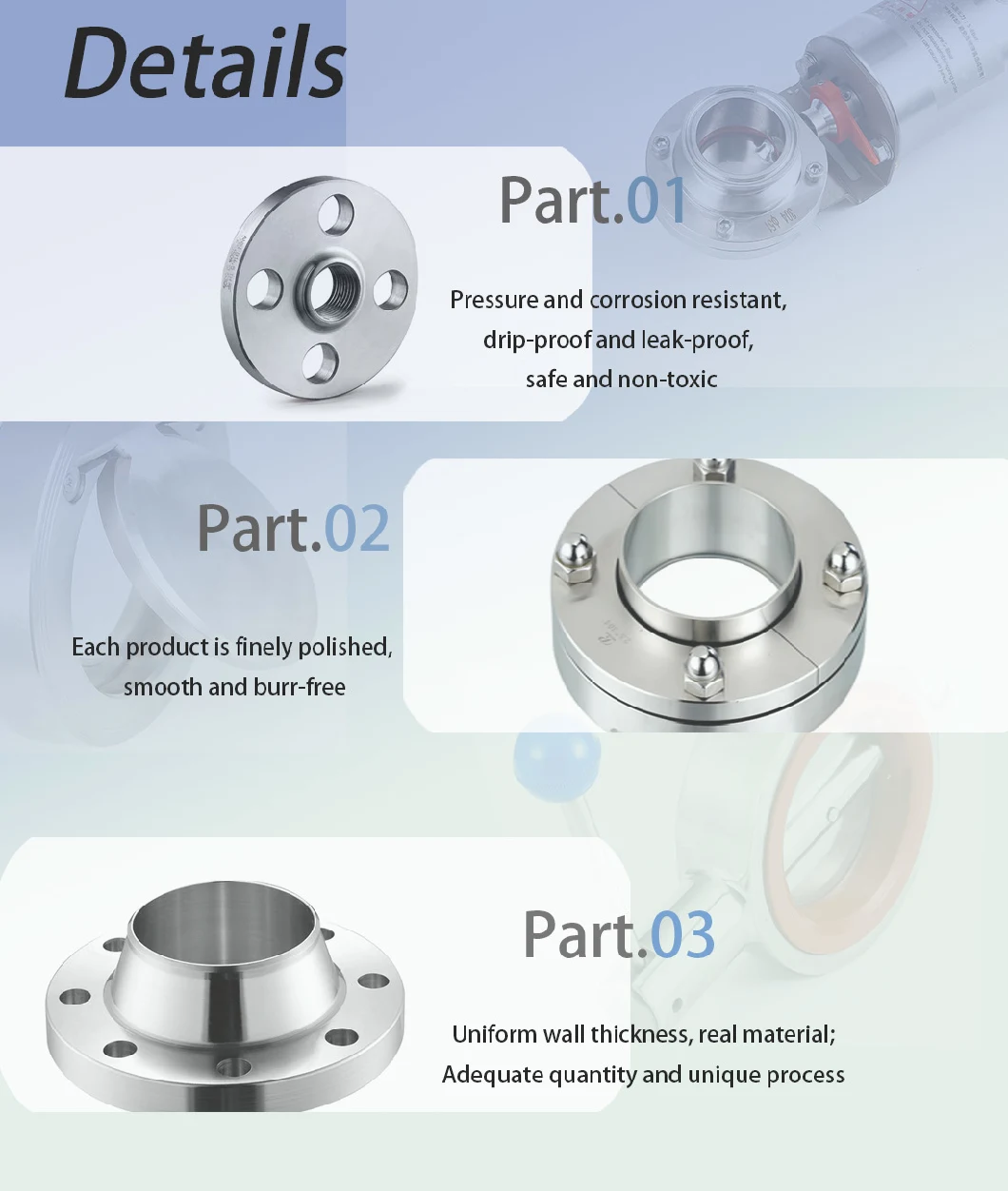 High-Quality Stainless Steel 304/316L Threaded Flange