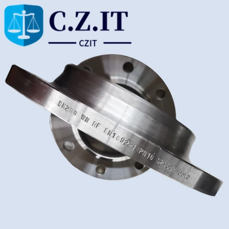 DIN 2633 Welding Neck Flange Type C Series 1 (ISO) Pn 16 DN65 Od76.1mm Thickness 2.9mm Wn Flange