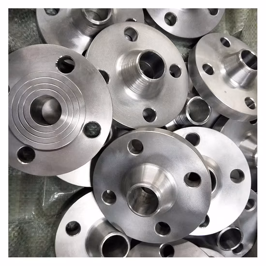 Metal Carbon Stainless Steel Titanium Flat Flange Plate Slip on Sleeve Welding CNC Lathe Machining Flanges Service